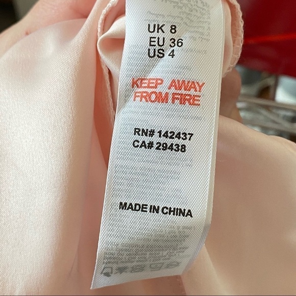 Asos Little Mistress Gray and Pink Windowpane Midi Dress, size 4 - Picture 12 of 14